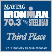 IM 70.3 Steelhead 2013 Club Third Place Award